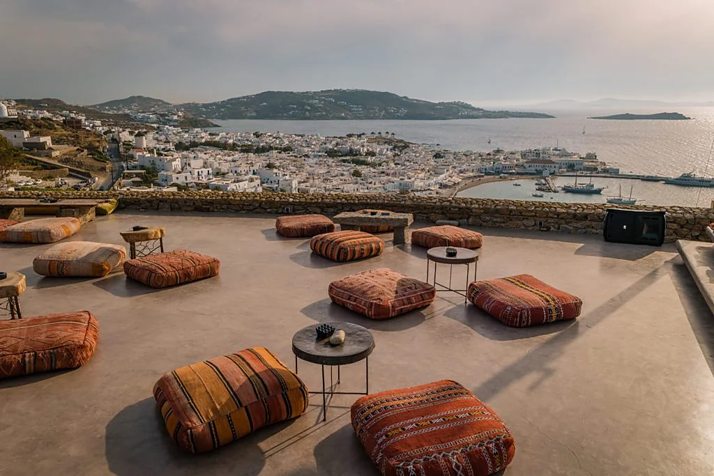 180° Sunset Bar, Above Mykonos Town, Mykonos